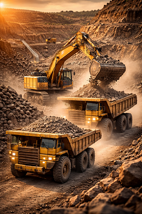 Mining Balls, Mining industry